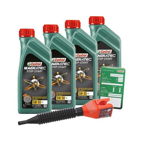 Castrol 4x 1 L Magnatec 5W-30 C2 + Anhä