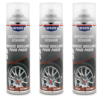 Presto 3x 500ml Reifenglanz-Schaum [Hersteller-Nr. 157189] Image