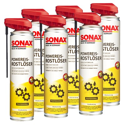 Sonax 6x 400ml PowerEis-Rostlöser m. EasySpray [Hersteller-Nr. 04723000]