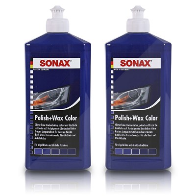 Sonax 2x 500ml Polish & Wax Color blau [Hersteller-Nr. 02962000] Image