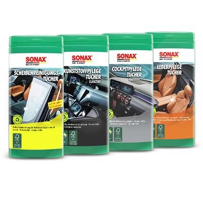 Sonax InnenraumPflegeTücherSet Box je 25 Stück [Hersteller-Nr. 10821442] Image