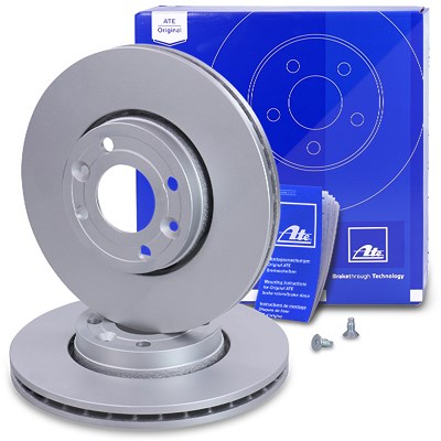 Ate Bremsscheibe belüftet vorne [Hersteller-Nr. 24.0122-0216.1] für Renault, Nissan, Dacia