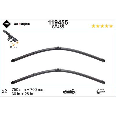 Swf Wischblatt [Hersteller-Nr. 119455] für Renault Image