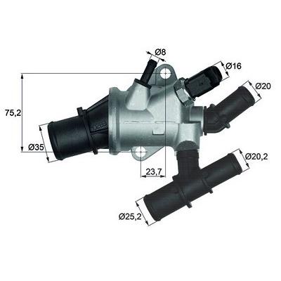 Mahle Thermostat, Kühlmittel [Hersteller-Nr. TI16288] für Alfa Romeo, Fiat, Lancia Image