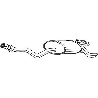 Bosal Endschalldämpfer [Hersteller-Nr. 175-347] für Mercedes-Benz Image