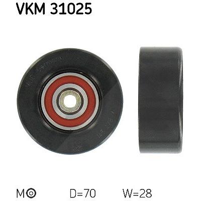 Skf Spannrolle, Keilrippenriemen [Hersteller-Nr. VKM31025] für Seat, Skoda, VW Image