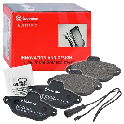 Brembo Bremsbelagsatz Hinterachse [Hersteller-Nr. P54052] für Mitsubishi