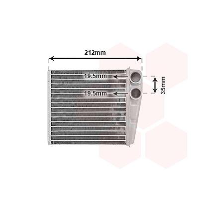 Van Wezel Wärmetauscher, Innenraumheizung [Hersteller-Nr. 13006256] für Nissan Image