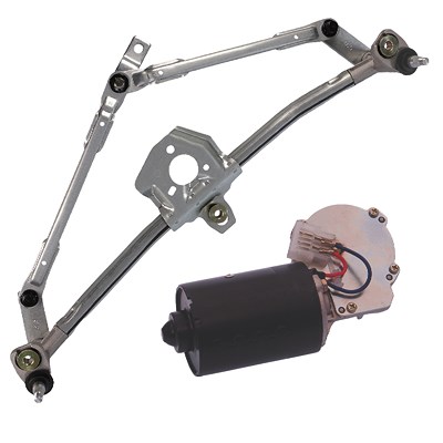 Bestprice Wischermotor + Wischergestänge vorne [Hersteller-Nr. 31481793] für Audi, Seat, Skoda, VW Image