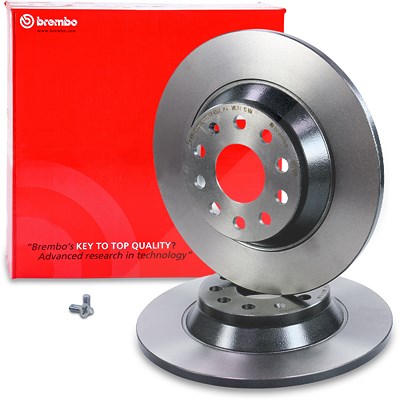 Brembo Bremsscheibe voll hinten [Hersteller-Nr. 08.C501.11] für Seat, VW, Audi, Skoda Image