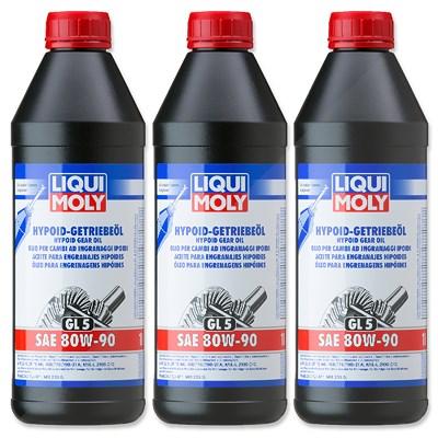 Liqui Moly 3x 1 L Hypoid-Getriebeöl (GL5) SAE 80W-90 [Hersteller-Nr. 4406] Image