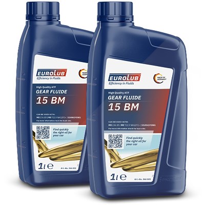 Eurolub 2x 1 L Getriebeöl GEAR FLUIDE 15 BM [Hersteller-Nr. 366001] Image
