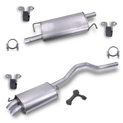 Bestprice Schalldämpfer Set + Montagematerial (Radstand 3000 mm) für VW Image