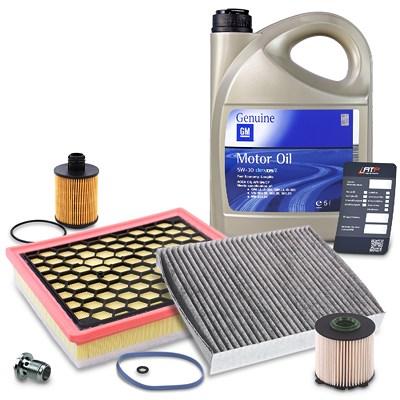 Bestprice Inspektionspaket B + 5l 5W-30 Motoröl für Opel, Saab, Vauxhall Image