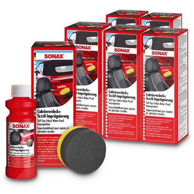 Sonax 6x 250 ml Cabrioverdeck+TextilImprägnierung [Hersteller-Nr. 03101410] Image