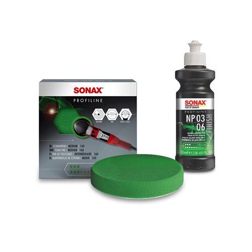 Sonax 1x 250ml PROFILINE Poliermittel NP 03-06 + Schaumpad (medium) 160 [Hersteller-Nr. 02081410]