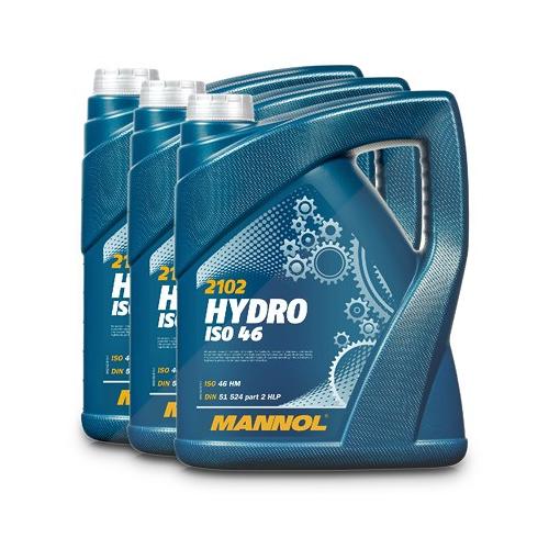 Mannol 3x 5 L Hydro ISO 46 Hydrauliköl [Hersteller-Nr. MN2102-5]