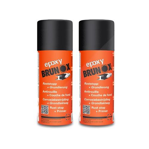 Brunox 2x 400 ml Epoxy Spray Rostumwandler [Hersteller-Nr. BR0,40EP]