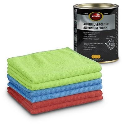 Autosol 750 ml Aluminium Politur + 6x Mikrofasertuch [Hersteller-Nr. 01001831] Image