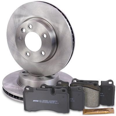Atec Bremsscheiben + Bremsbeläge Vorderachse Belüftet [Hersteller-Nr. 40578115] für VW Image