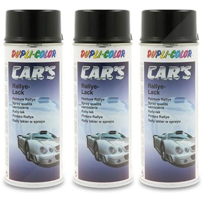 Dupli Color 3x 400 ml CAR'S Rallye-Lack Spraydose schwarz glänzend [Hersteller-Nr. 385865] Image