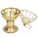 Iron Candle Holder Premium Iron Highly Durable Gold Candle Holder Birdcage Style Easy Cleaning For Fireplace For Office For Home Type B