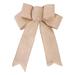 [Big Clear!]Handmade Linen Bows Exquisite Ribbon Bowknots Decor for Christmas Tree Windows Fireplace Xmas Party Holiday Decoration