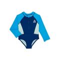 Reebok Toddler Girls Rashguard Swimsuit 1-Piece Sizes 2T-5T