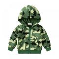 Uccdo Kids Toddler Boys Camouflage Jackets Casual Hoodie Sweatershirt Pullover 1-7 Years