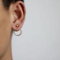 Urban Outfitters Jewelry | 3/$30 Minimalist Bead Circle Stud Earrings | Color: Gold | Size: Os