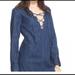 Free People Tops | Free People Neopolitan Dreams Denim Tunic Dress M | Color: Blue | Size: M