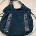 Nine West Bags | Blue Suede Shoulder Bag | Color: Blue | Size: Os