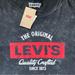 Levi's Shirts | Levi's Men's Long Sleeve T-Shirt Crewneck Classic Fit Graphic Logo Xxl Black New | Color: Black | Size: Xxl