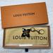 Louis Vuitton Accessories | Louis Vuitton Authentic Fleur D’etoile Resin/Gold Tone Key Ring Bag Charm | Color: Black/Gray | Size: Measure In Pics Charm Approx-2.5”X 2.5”