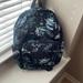 Vans Bags | Black And Blue Floral Vans Backpack | Color: Black/Blue | Size: Os