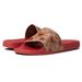 Coach Shoes | Coach Heart Print Sport Slide, Sandal, Udele - C8997 Brand New In Box, Size6 | Color: Brown/Red | Size: 6