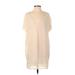 H&M Casual Dress - Shift: Ivory Stars Dresses - Women's Size 2