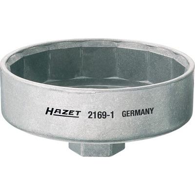 Hazet Ölfilter-Schlüssel - 1/2 - Außen-15-kant Profil - 102 mm [Hersteller-Nr. 2169-1] Image