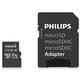 Philips Ultra Speed microSDXC Card 256 GB + SD Adapter UHS-I U1, Lesegeschwindigkeit bis zu 80 MB/s, A1 Fast App Performance, V10, Speicherkarte für Smartphones, Tablet, PC, Card Reader, Full HD Video