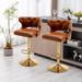 Bar Stools With Footrest and Footrest Set of 2