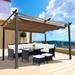 13 x 10 Ft Multifunctional Outdoor Patio Retractable Pergola