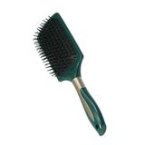 Unique Bargains Paddle Hair Brush Detangling Brush with Nylon Bristles Green 1 Pc