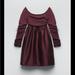Zara Dresses | Bnwt Zara Mini Dress Size L | Color: Purple | Size: L
