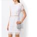 Michael Kors Dresses | Michael Kors Geometric Lace Dress | Color: White | Size: 0