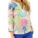 Lilly Pulitzer Tops | Lilly Pulitzer Amelia Island Roar Of Seas Colorful Tunic Top S | Color: Pink/White | Size: S