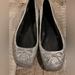 Tory Burch Shoes | Like New Tory Burch Laila Driver Flats Metallic Silver | Color: Silver | Size: 6.5