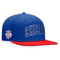 Men's Fanatics Branded Royal/Red Chicago Cubs Fundamental Two-Tone Fitted Hat