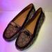 Coach Shoes | Coach Slip On Loafer With Gold Emblem | Color: Brown/Tan | Size: 8.5