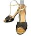 Kate Spade Shoes | Kate Spade Size 7 Glamorous Heeled Patent Ankle Strap Dress Shoe Good Condition | Color: Black/Cream | Size: 7