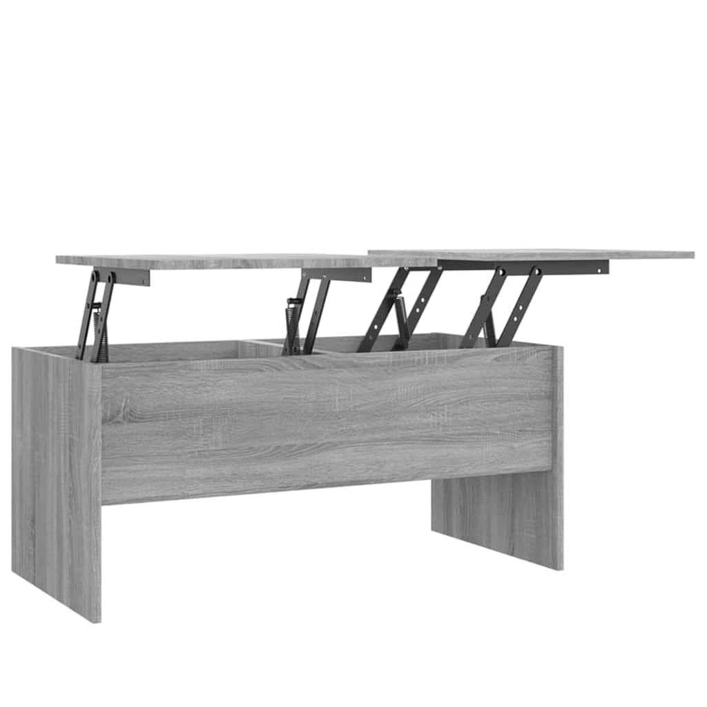 vidaXL Couchtisch Grau Sonoma 102x50,5x46,5 cm Holzwerkstoff Image
